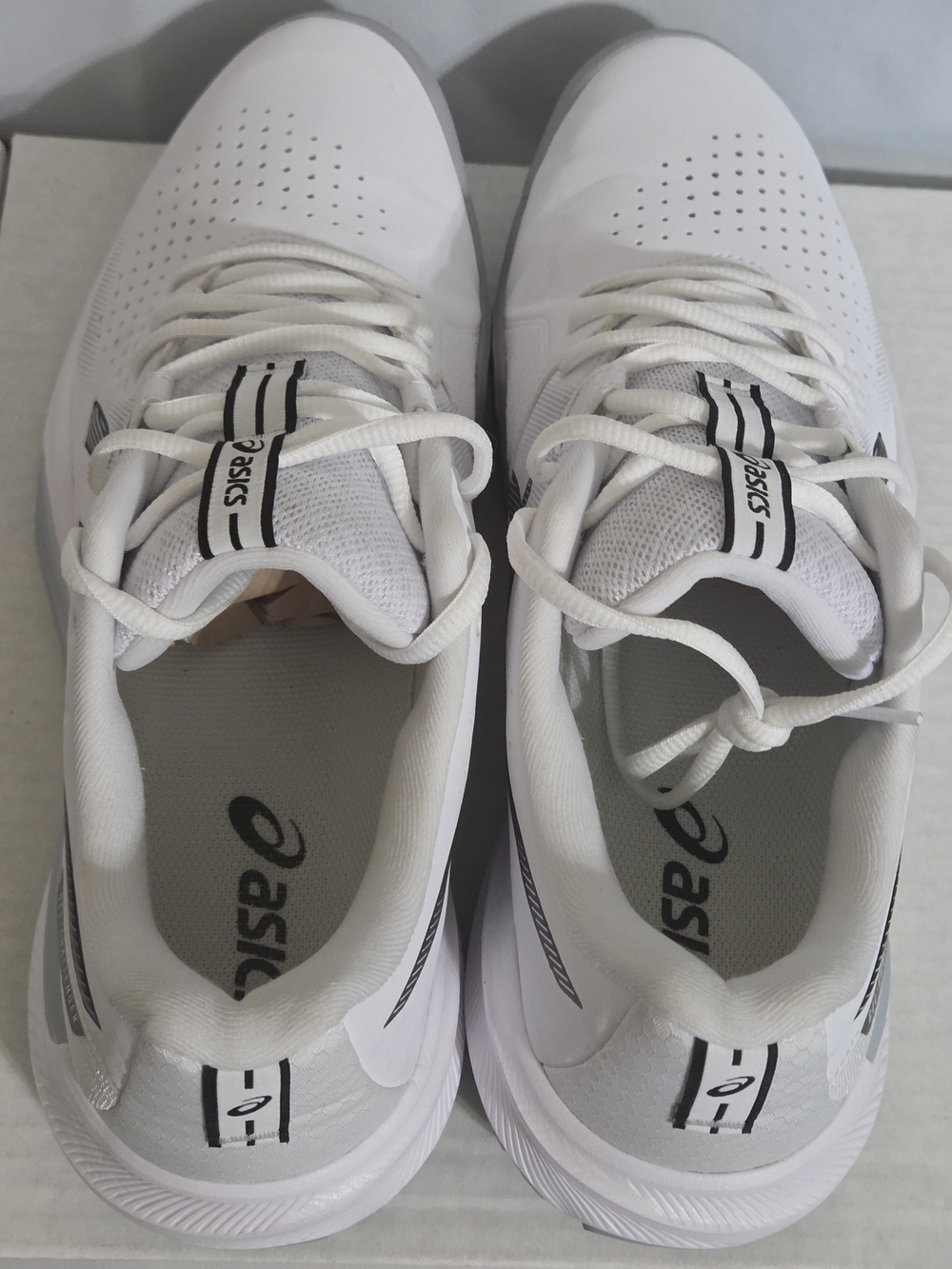 Asics Gel-Challenger 15 White/Gunmetal US Men Size 10.5 - Picture 7 of 11